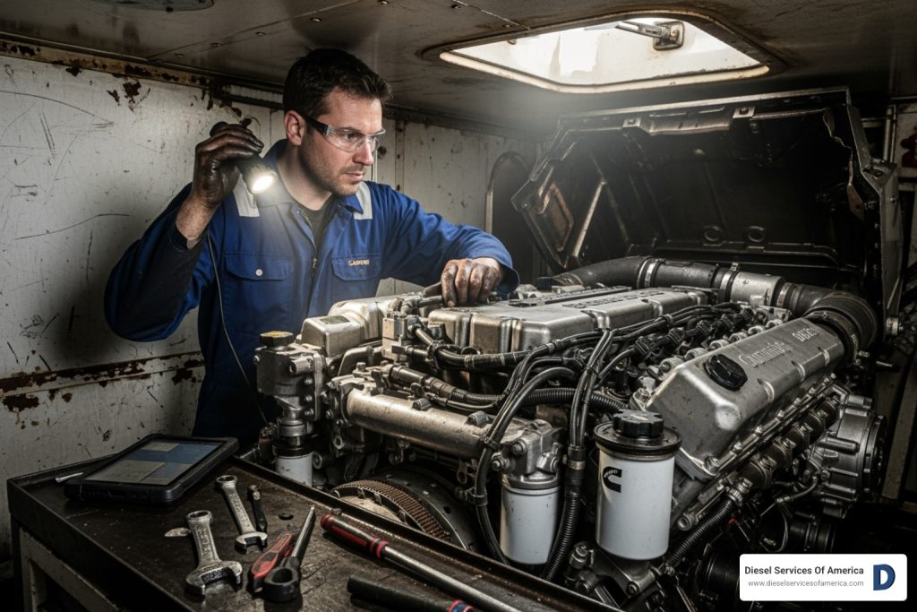 cummins marine service
