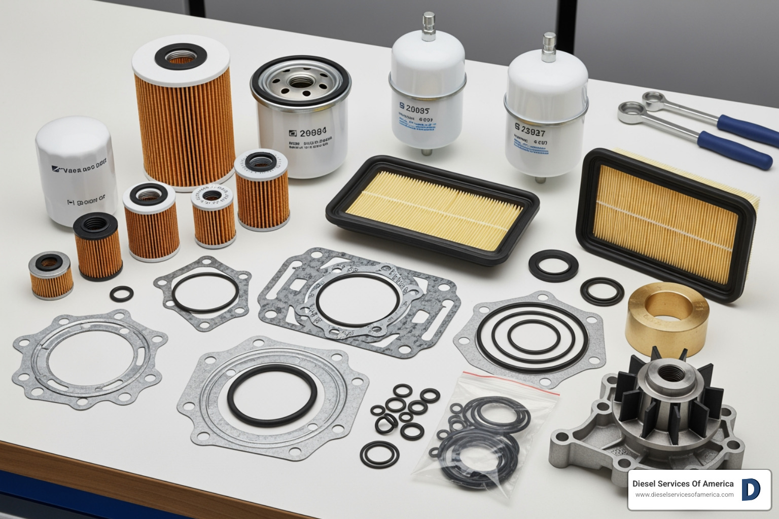 Diesel engine service kit
