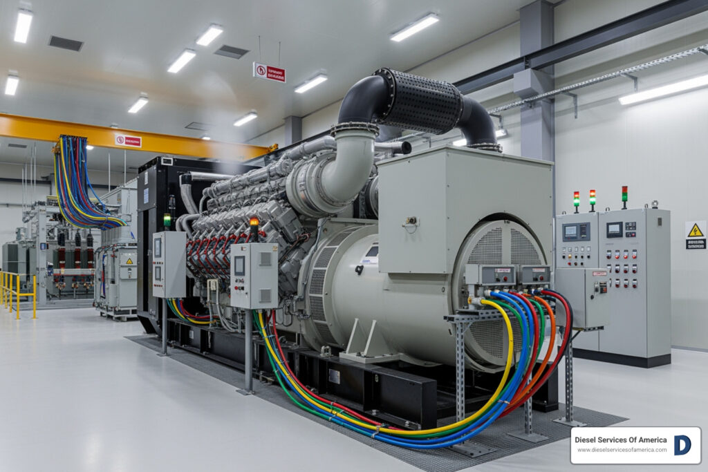 Diesel engine power generation