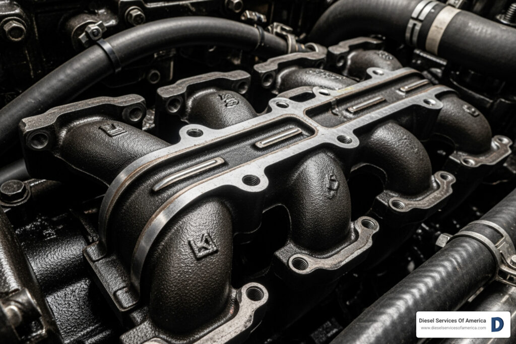 marine engine exhaust manifold