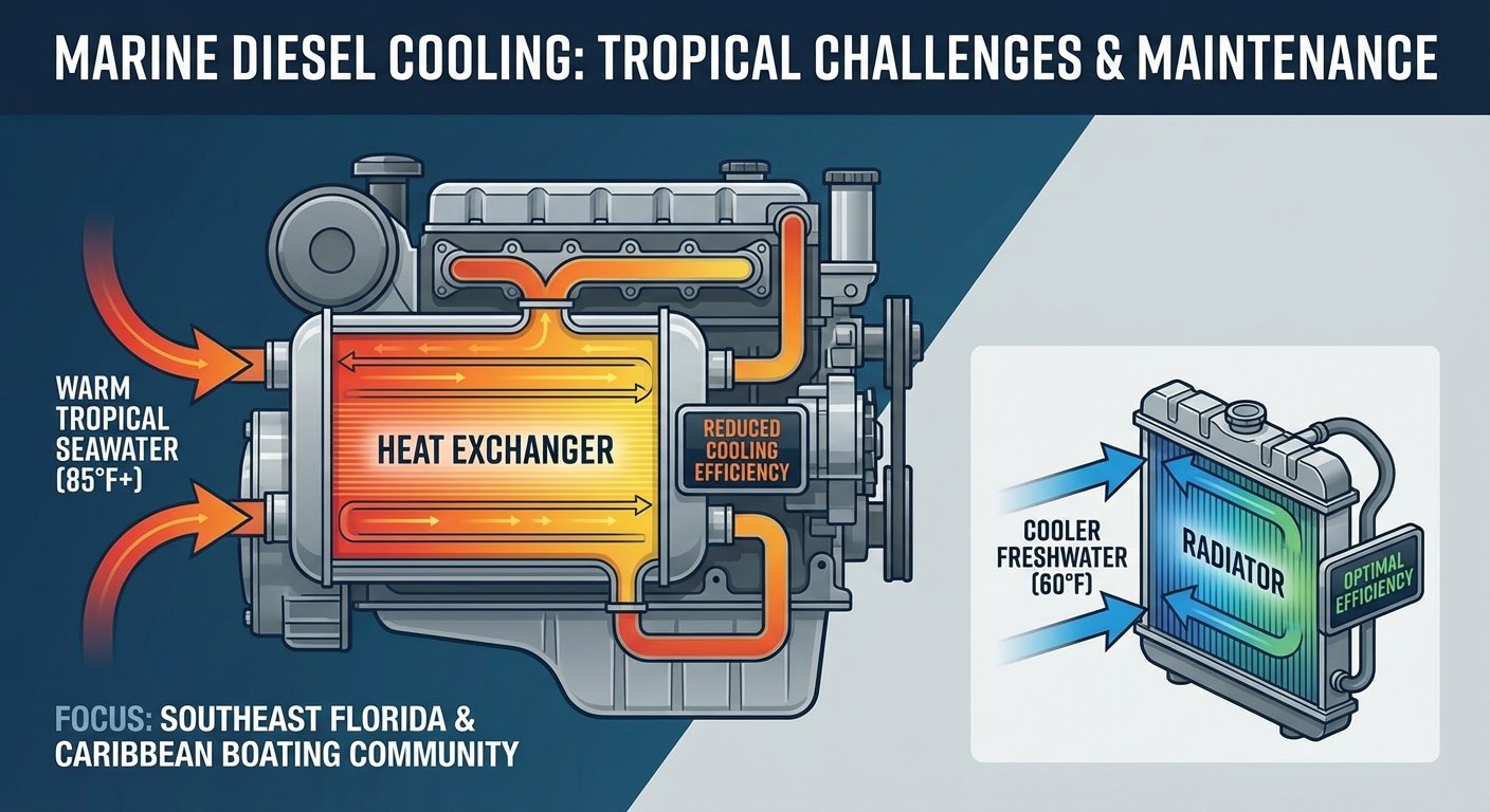 Why Marine Diesel Engines Overheat in Tropical Waters