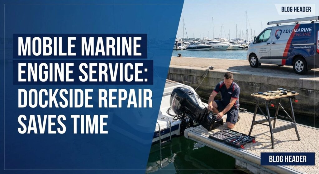 Mobile Marine Engine Service: Dockside Repair Saves Time