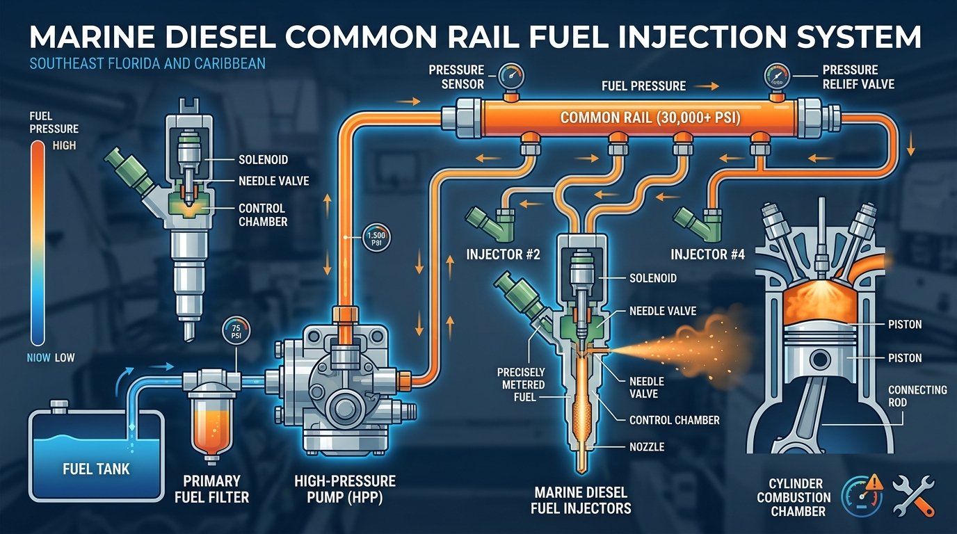 How Marine Diesel Fuel Injection Works
