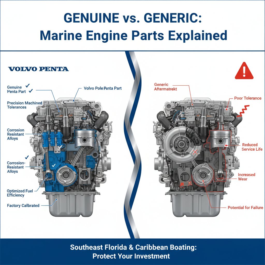 Why Factory-Authorized Parts Matter for Volvo Penta Engines