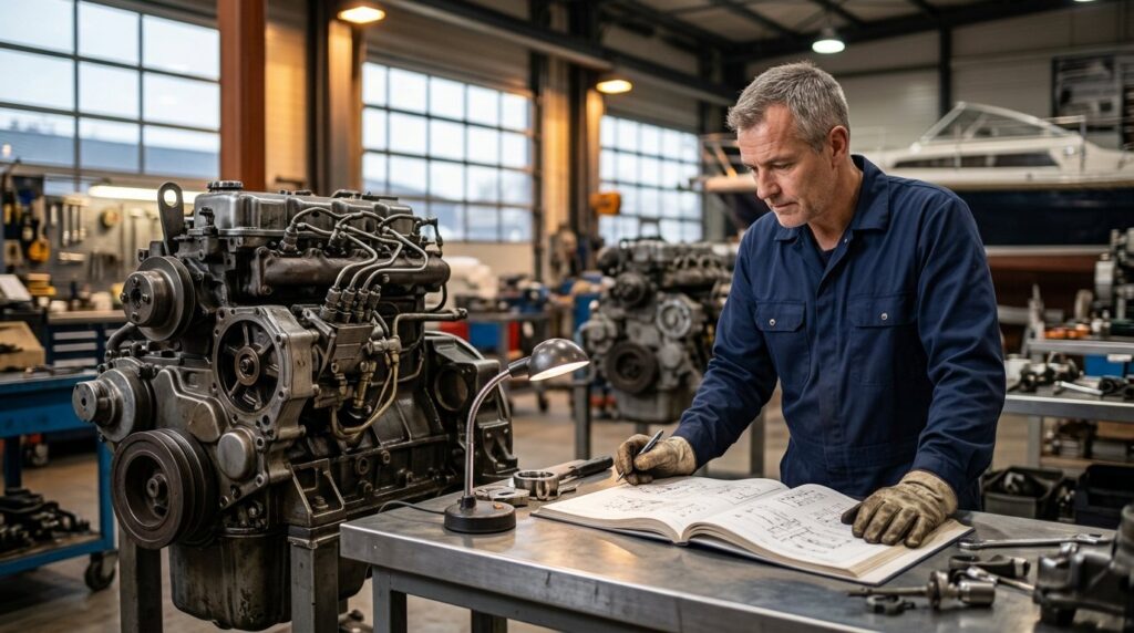 Marine Diesel Rebuild vs. Replacement: How to Decide