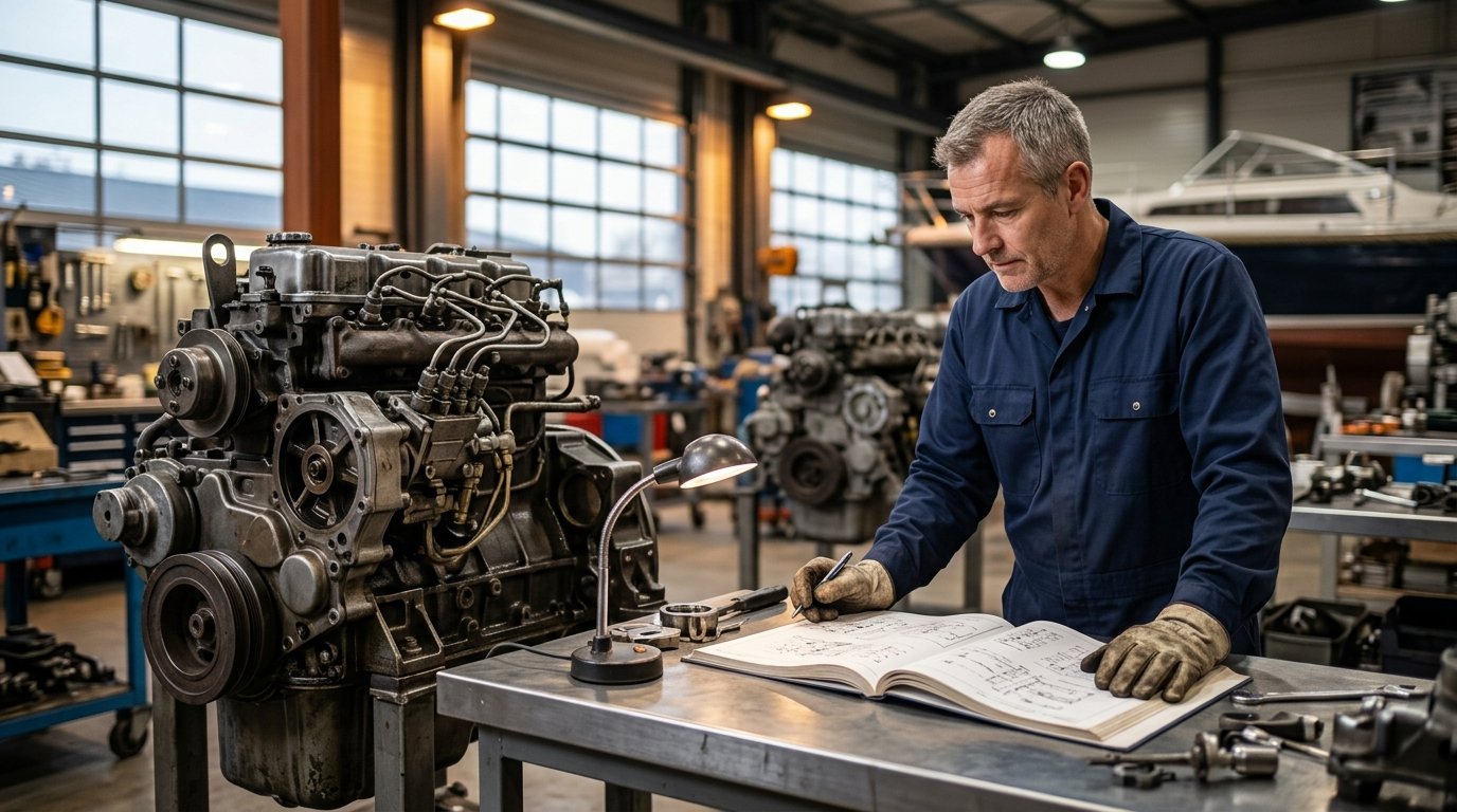Marine Diesel Rebuild vs. Replacement: How to Decide